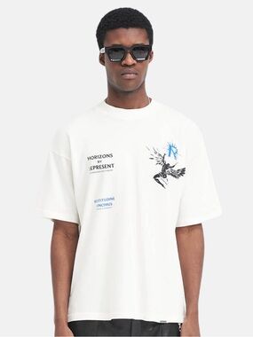 Represent Icarus T Shirt Flat White/Size S